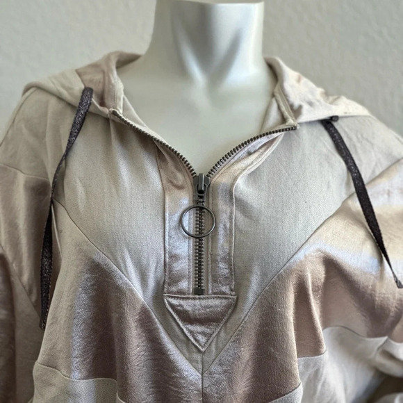 FREE PEOPLE Movement Starshine Cropped Quarter Zip Hoodie - Picture 6 of 14